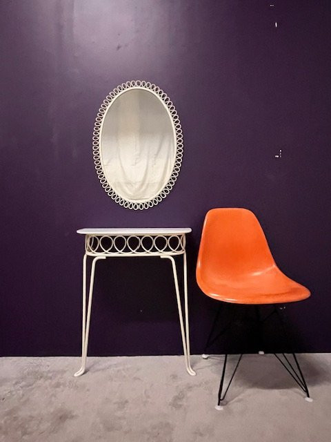 Console Table With Mirror From The 1960s-photo-1