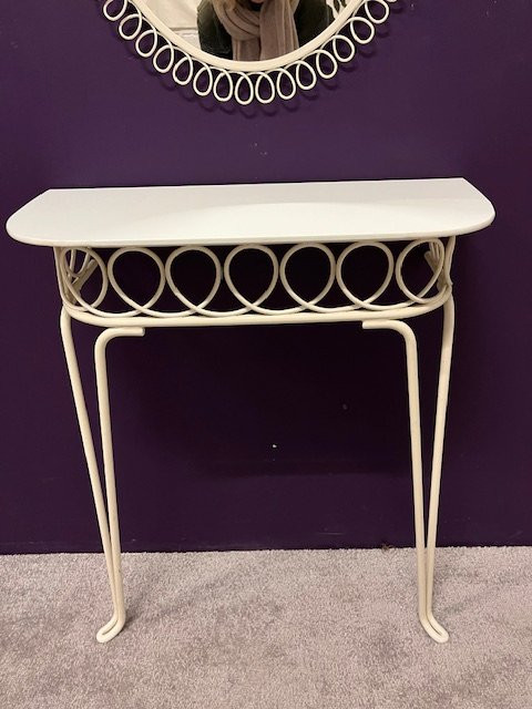 Console Table With Mirror From The 1960s-photo-2