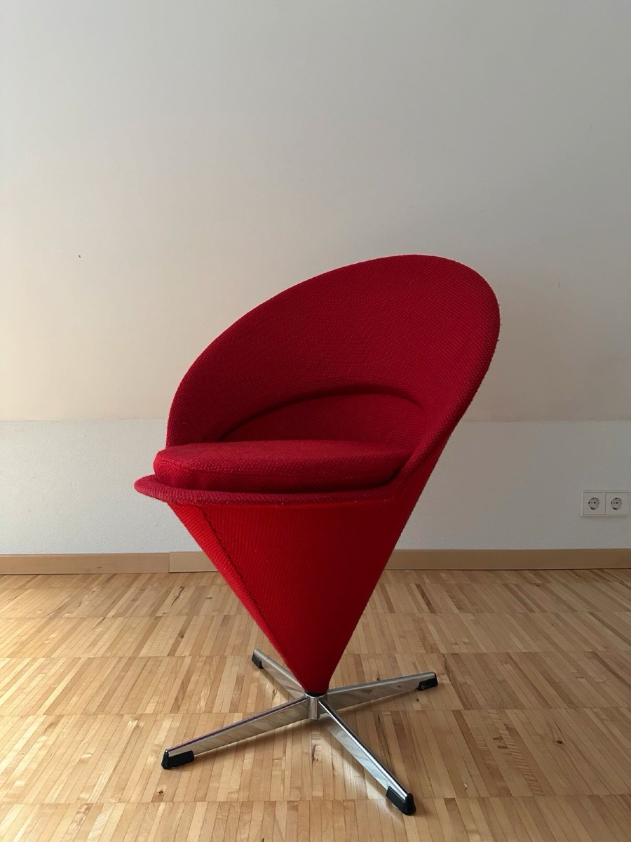 "cone" Chair, 1960, By Verner Panton -photo-4