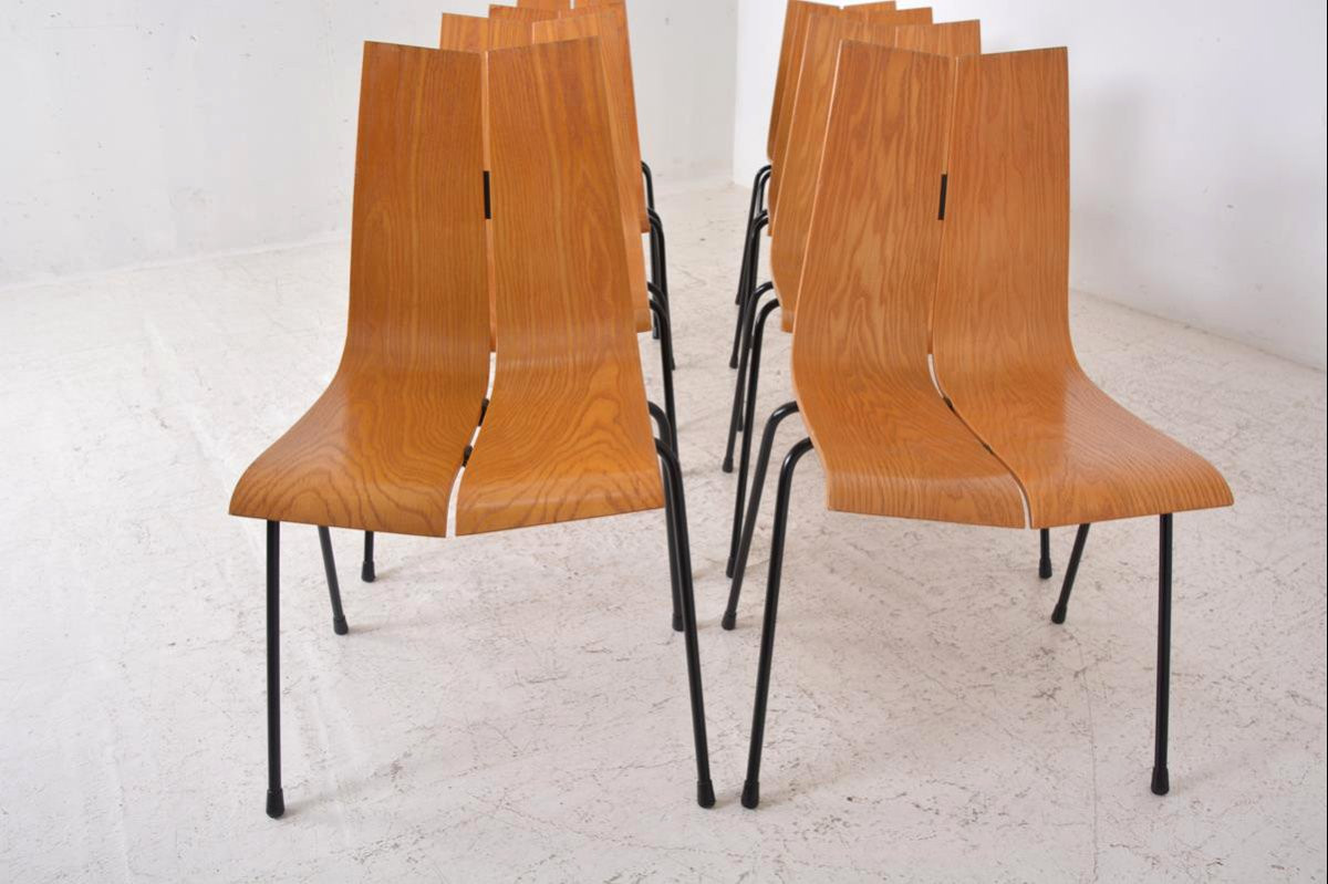 Ga Chairs By Hans Bellmann For Horgen-glarus, Switzerland, 1960s-photo-3