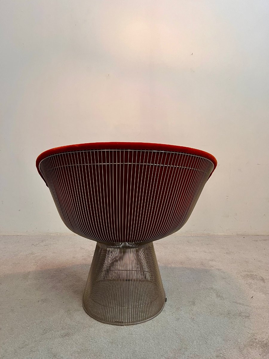 Lounge Chair 60s By Warren Platner Edition Knoll-photo-2