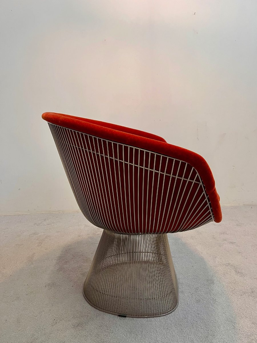 Lounge Chair 60s By Warren Platner Edition Knoll-photo-3