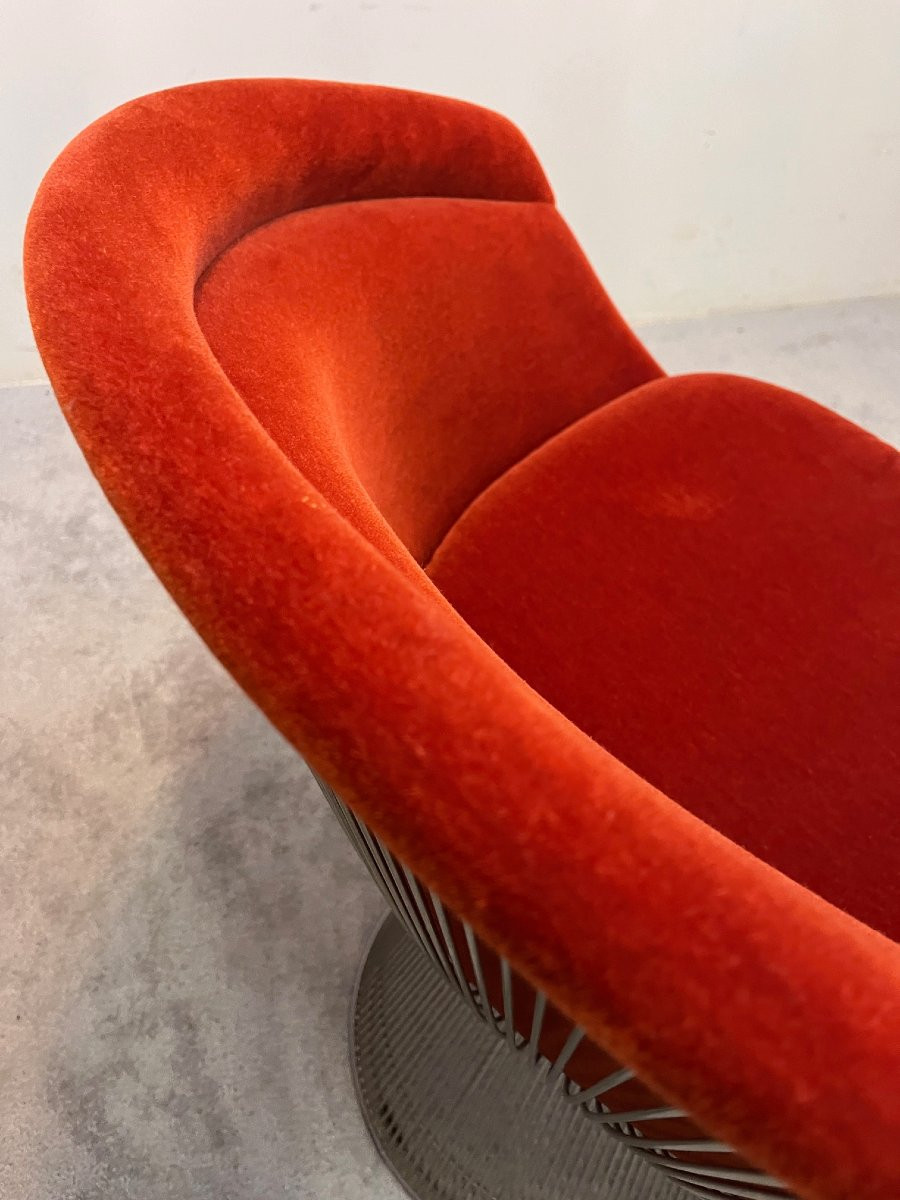 Lounge Chair 60s By Warren Platner Edition Knoll-photo-2
