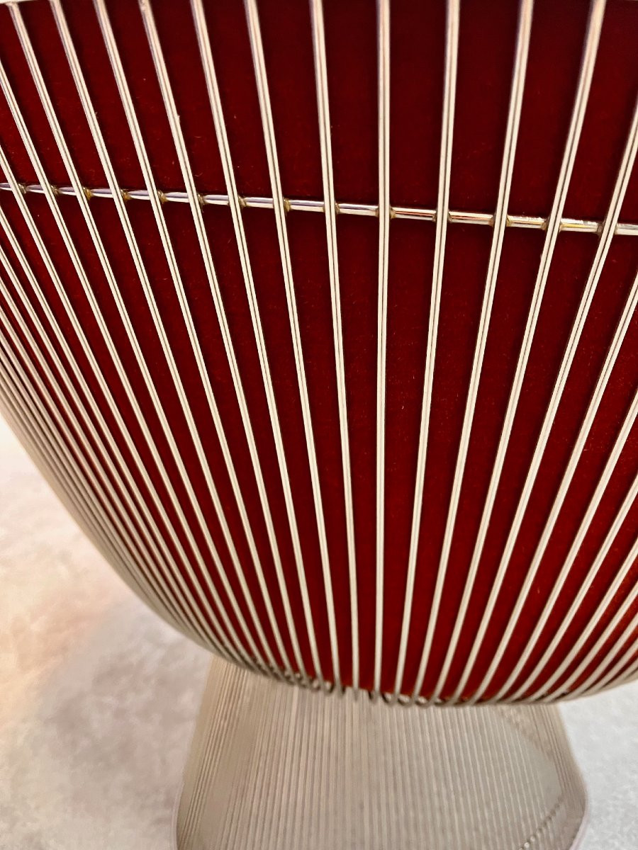 Lounge Chair 60s By Warren Platner Edition Knoll-photo-4