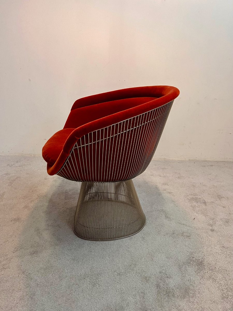 Lounge Chair 60s By Warren Platner Edition Knoll-photo-7