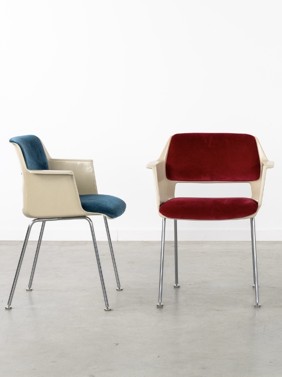 Model 2225 Armchairs By André Cordemeyer For Gispen, 1960s-photo-2