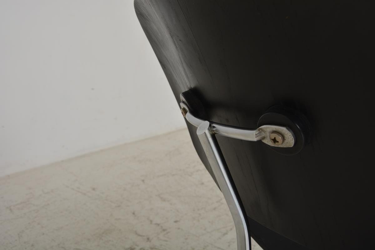 Lcm Chair (metal Lounge Chair) By Ray & Charles Eames Herman Miller Edition 1950s.-photo-2