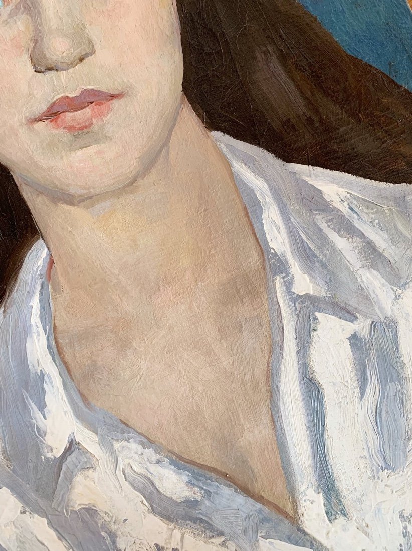Henri Clément Serveau dit Clément-serveau (1886-1972), Portrait de femme-photo-4