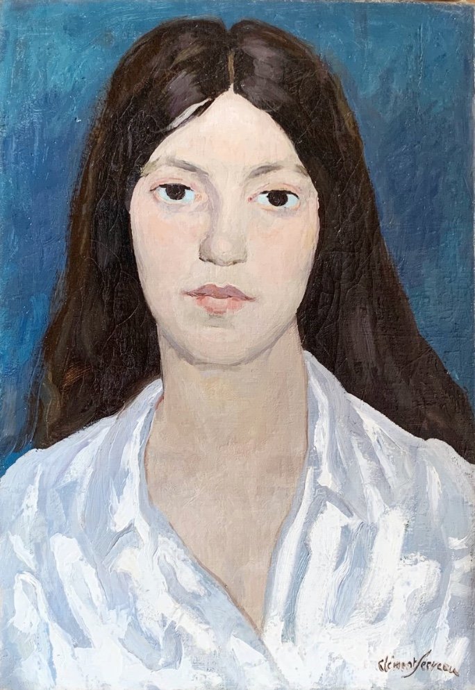 Henri Clément Serveau dit Clément-serveau (1886-1972), Portrait de femme