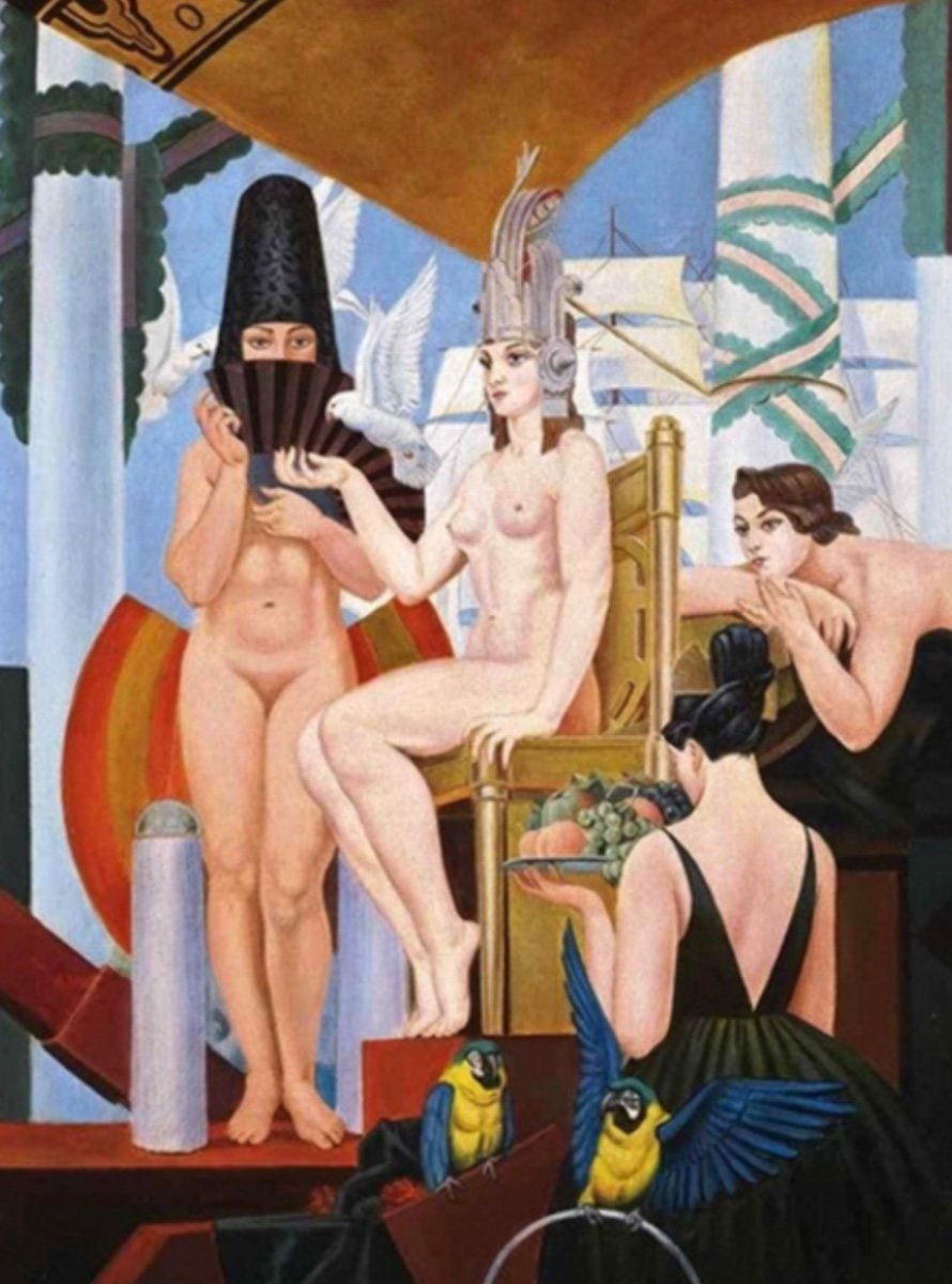 Raphaël Delorme (1885-1962), Étude d’un nu féminin, aquarelle et crayon sur papier -photo-2