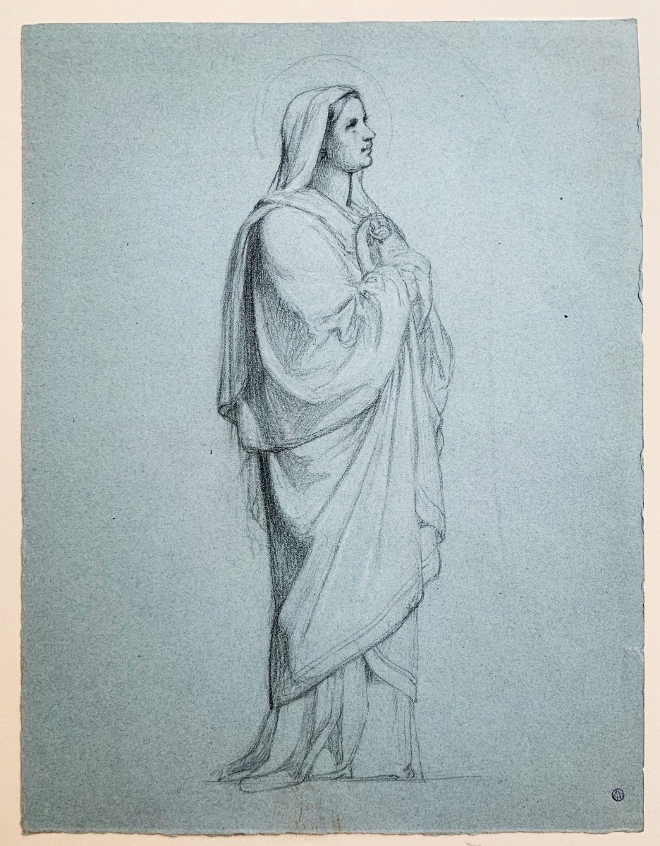 Melchior Doze (1827-1913), Study Of Sainte, Circa 1875-79