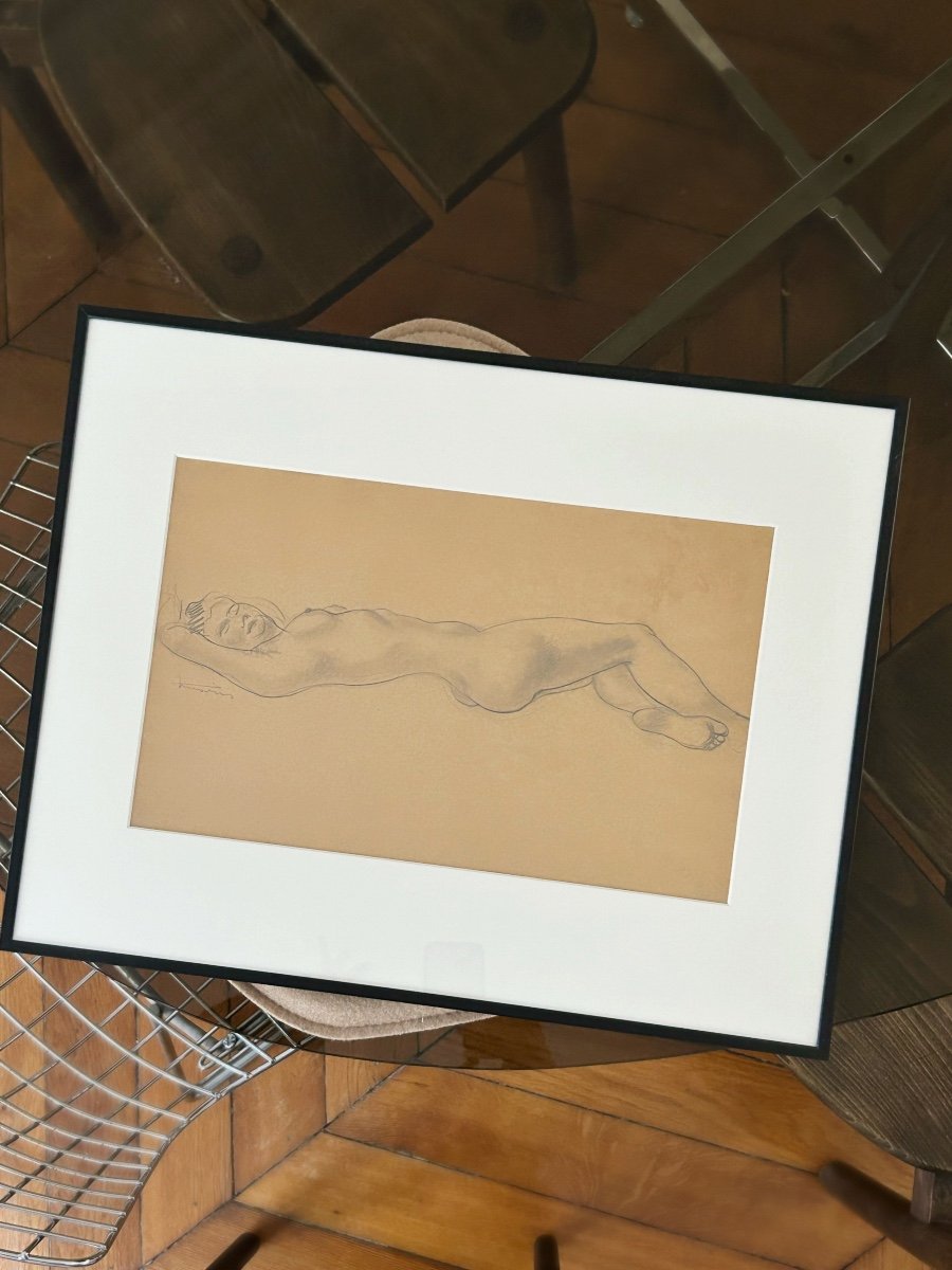 Jean Martin (1911-1996), Female Nude, Circa 1940, Graphite On Paper