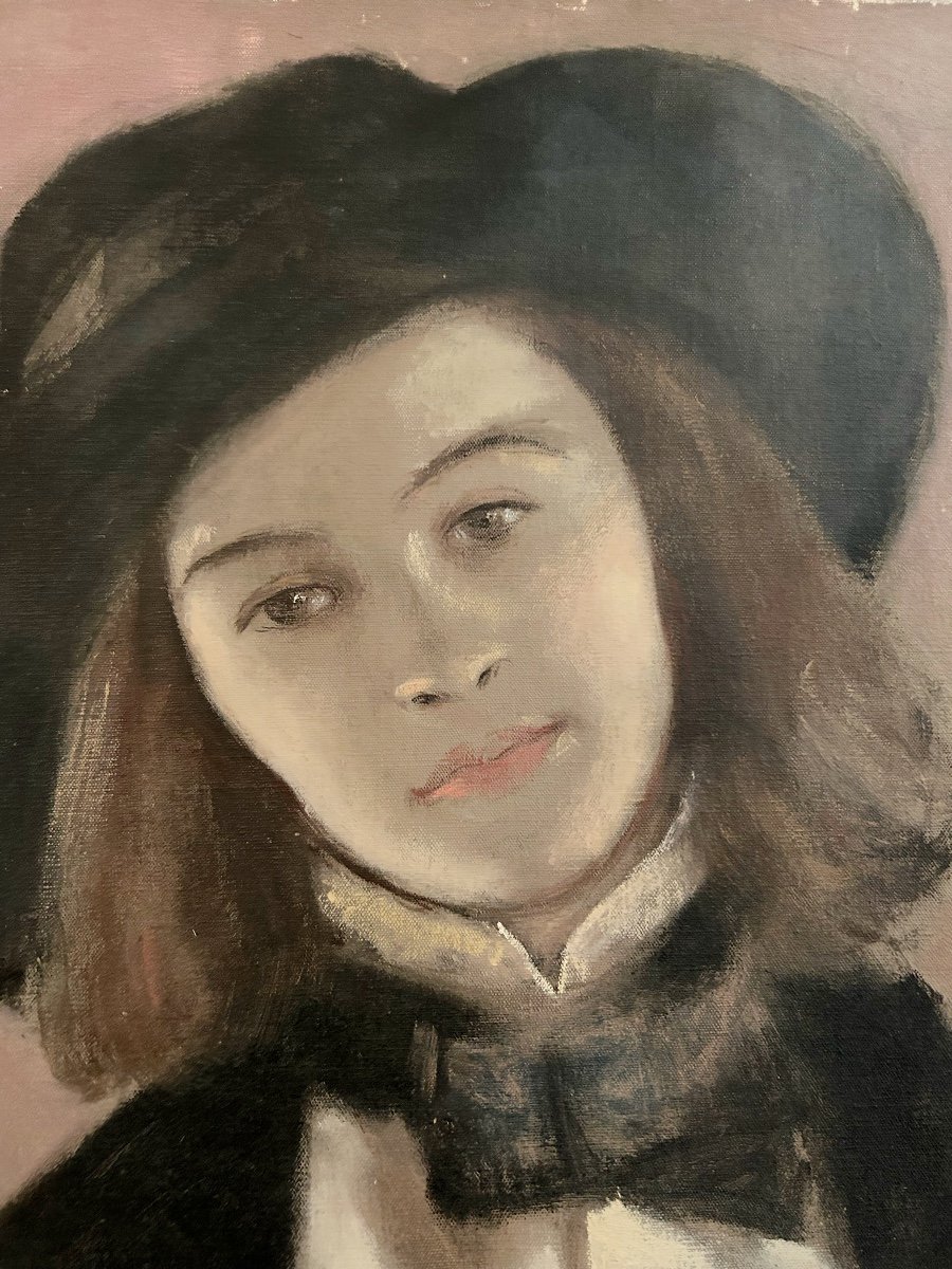 Neville Stephen Bulwer-Lytton (1879-1951), Portrait, Huile sur toile-photo-2
