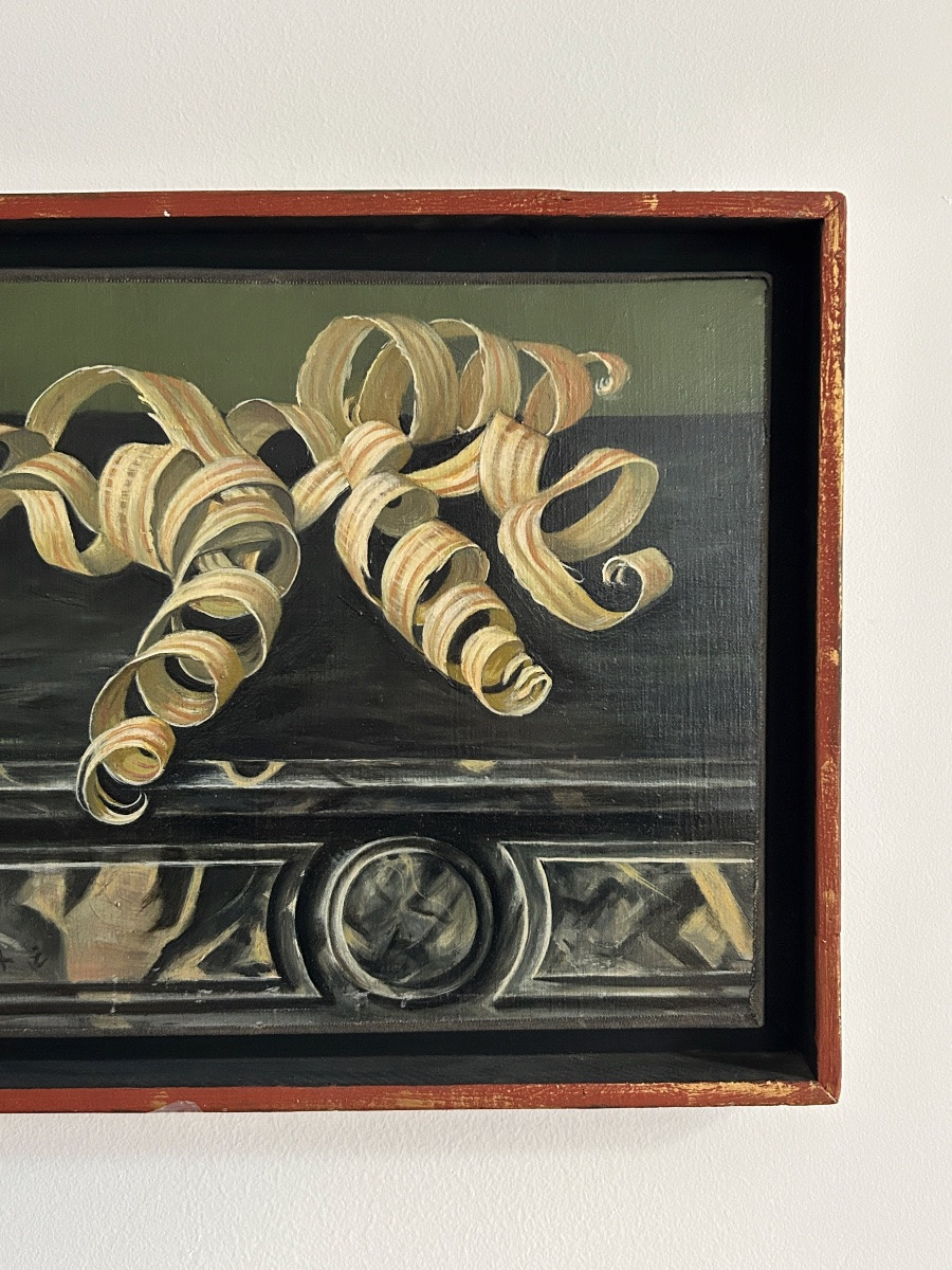 Jean-pierre Alaux (1925-2020) The Chips, Oil On Canvas-photo-4