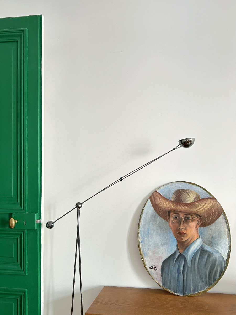Lucien Mathelin (1905-1981), Self-portrait, 1925, Oil On Canvas Mounted On Panel -photo-4