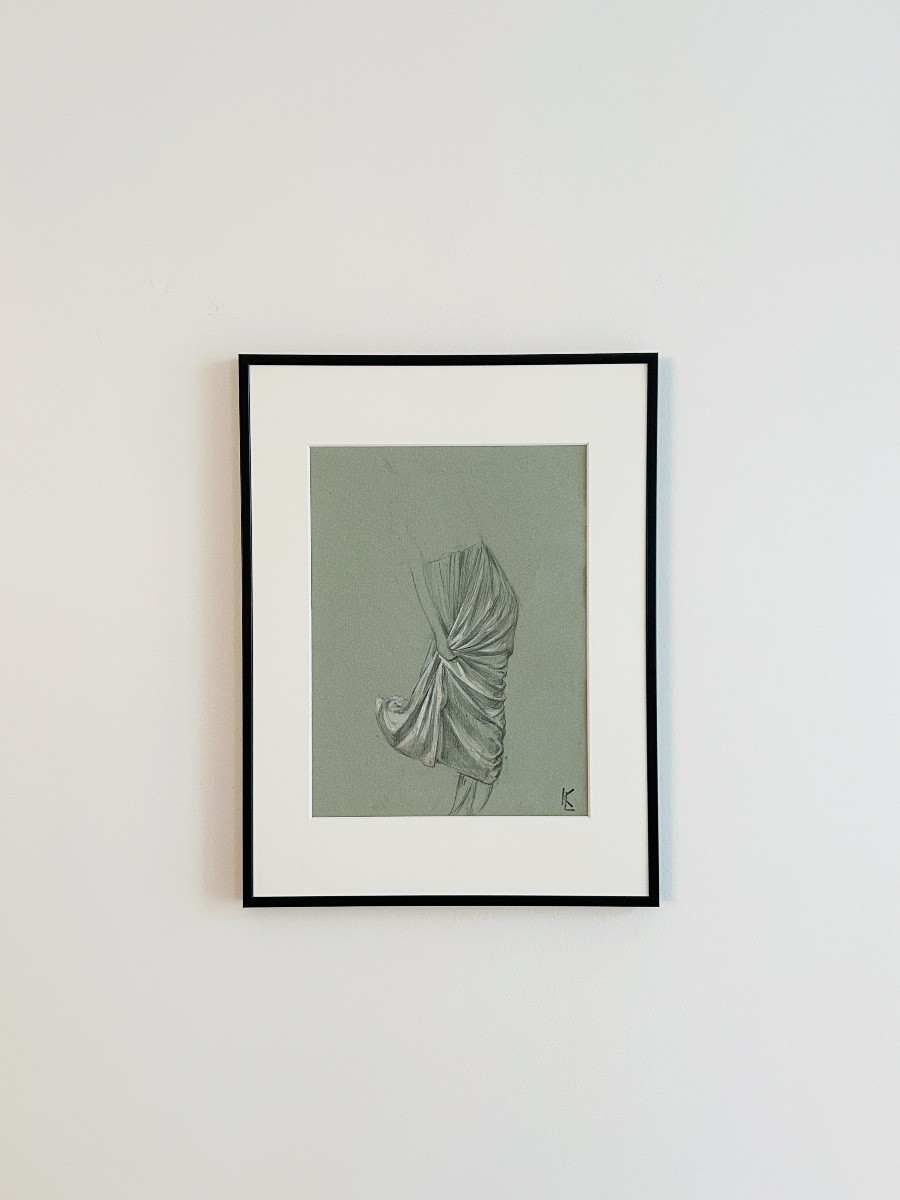 Leopold Kowalsky (1856-1931), Étude préparatoire au tableau "Jeux d'été" 1900-photo-4