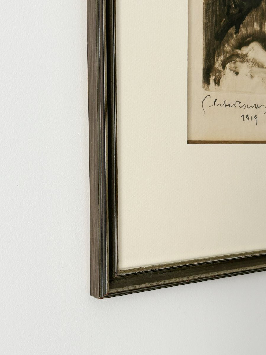 Pierre Combet-Descombes (1885-1966), Portrait de femme androgyne, 1919, monotype-photo-2