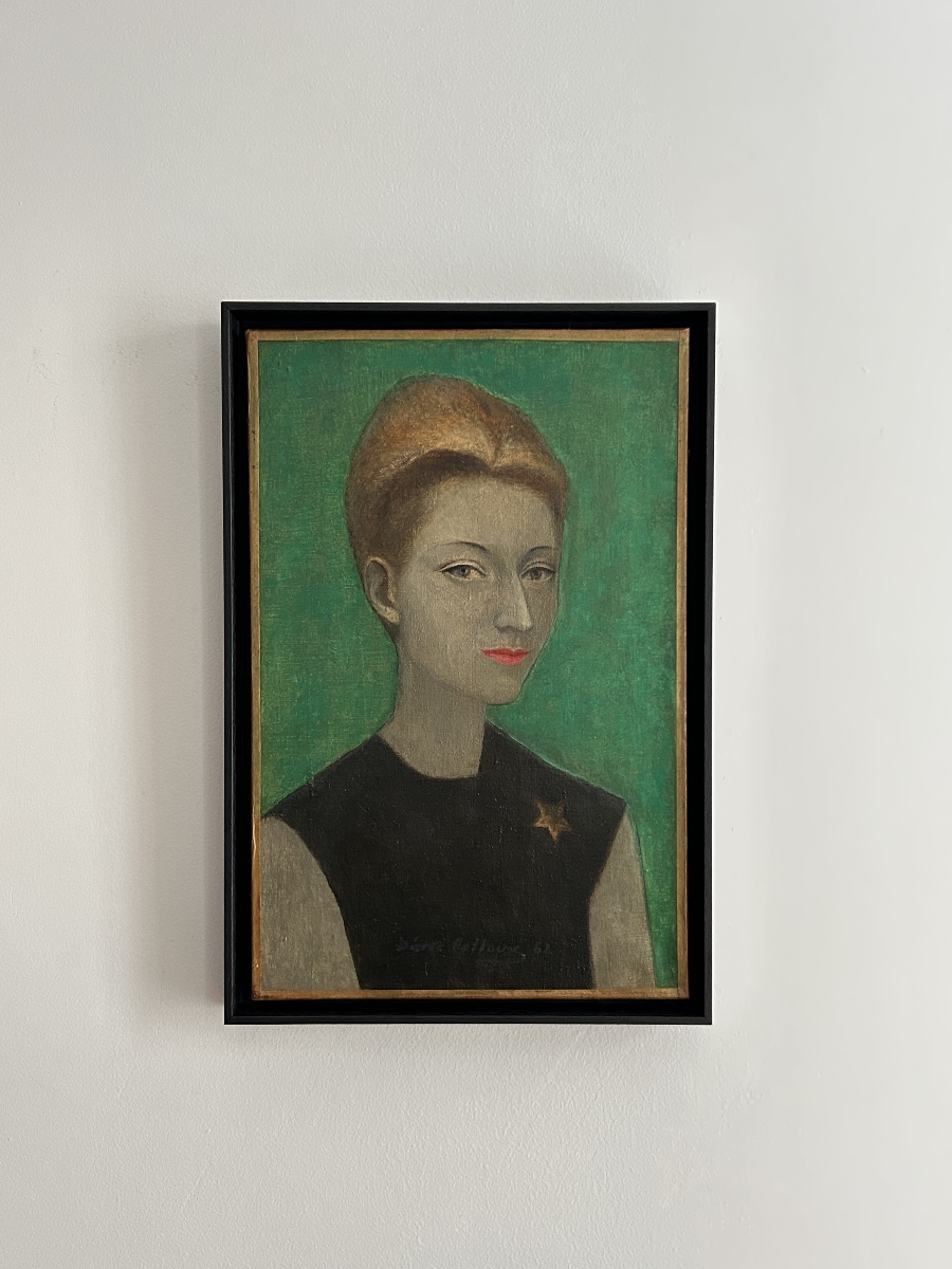 Pierre Pelloux (1903–1975), Portrait Of A Woman, 1962, Oil On Canvas-photo-3
