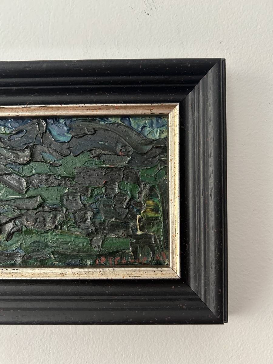 André Cottavoz (1922–2012), Tuscany, 1963, Oil On Cardboard-photo-4