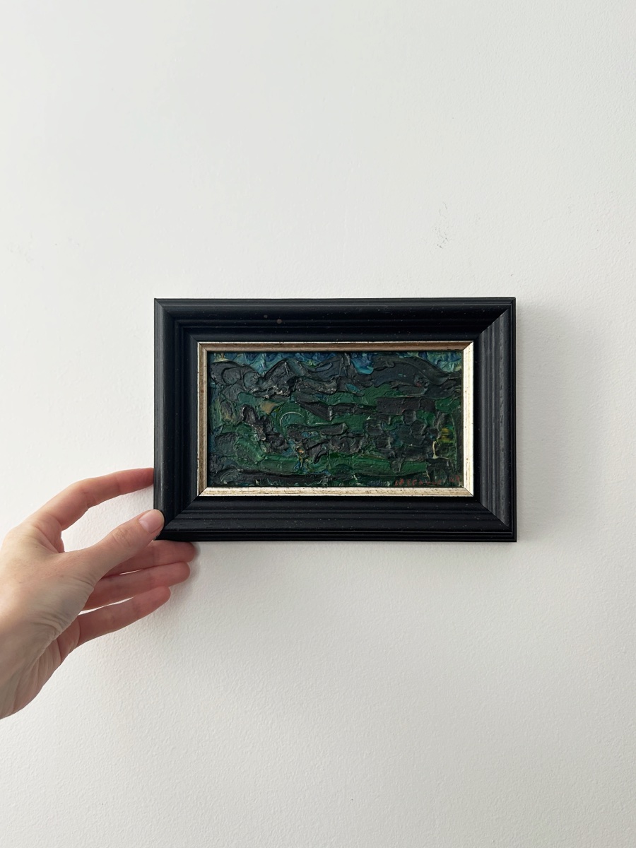 André Cottavoz (1922–2012), Tuscany, 1963, Oil On Cardboard-photo-1