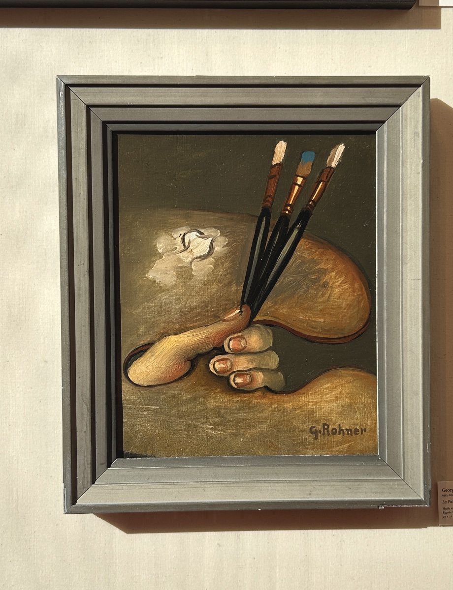Georges Rohner (1913–2000), *la Palette*, Self-portrait, Oil On Canvas-photo-7