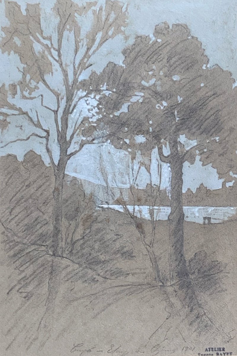 Eugène Bayet (1875-1937), Etang Des Chênes, 1901