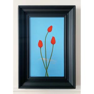 Hubert Aicardi (1922-1991), Red Tulips, Circa 1960