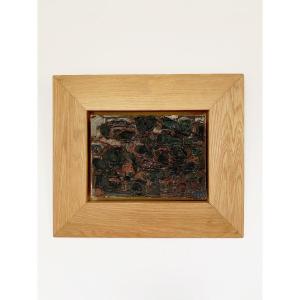 André Cottavoz (1922-2012), Burnt Forest, 1962, Oil On Canvas Cardboard