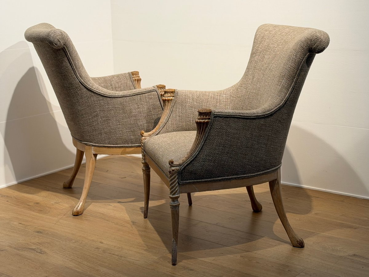 Une paire de fauteuils vintage venant de France-photo-2