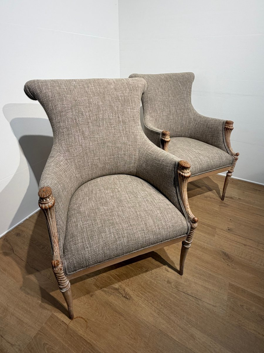 Une paire de fauteuils vintage venant de France-photo-2