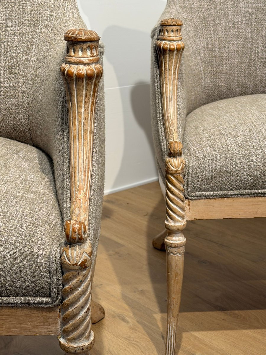 Une paire de fauteuils vintage venant de France-photo-4