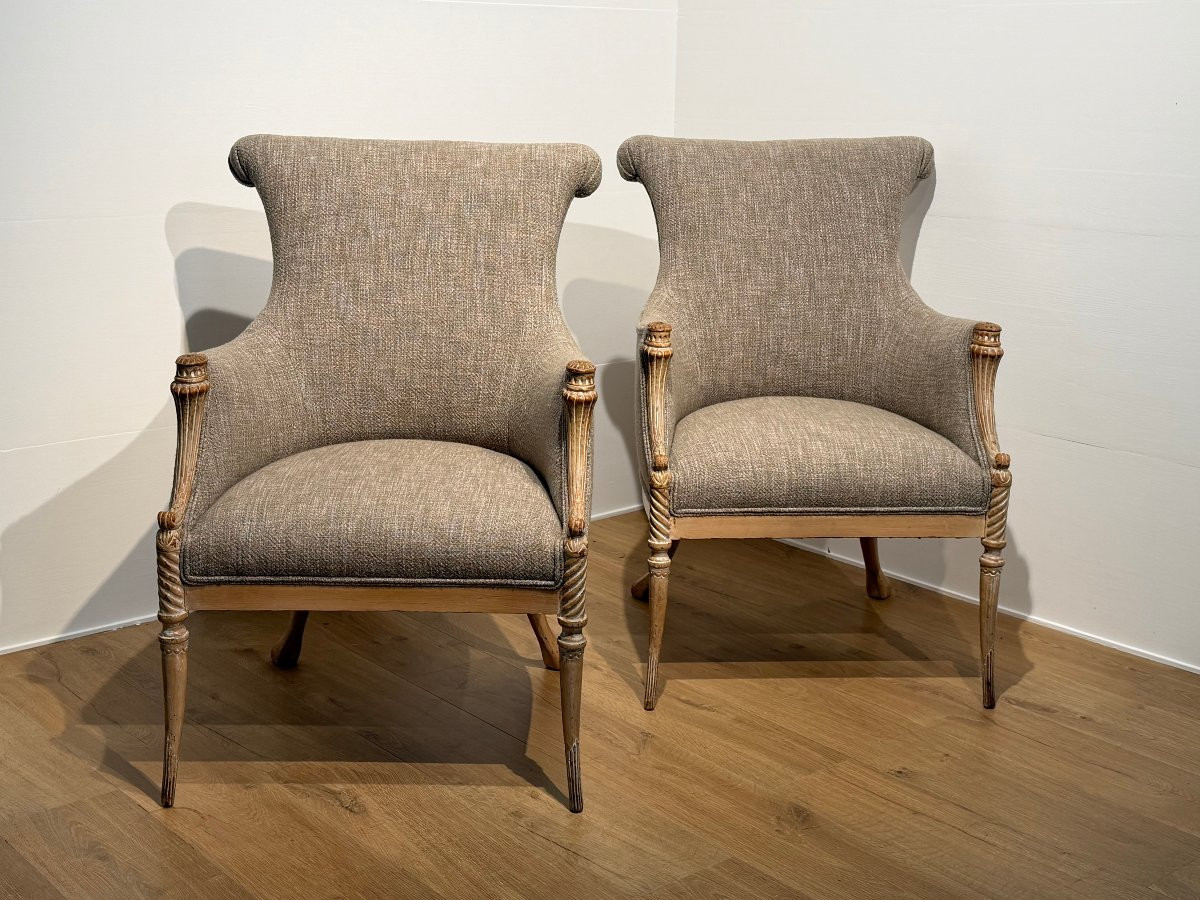 Une paire de fauteuils vintage venant de France-photo-5