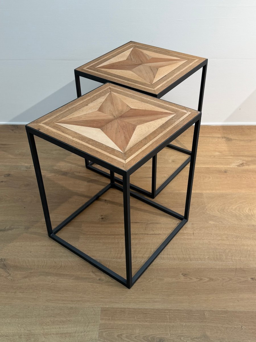 Pair Of Contemporary Side Tables-photo-1