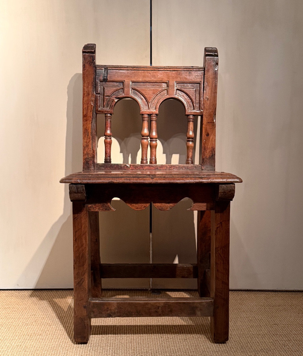 Antique Oak Chair From England