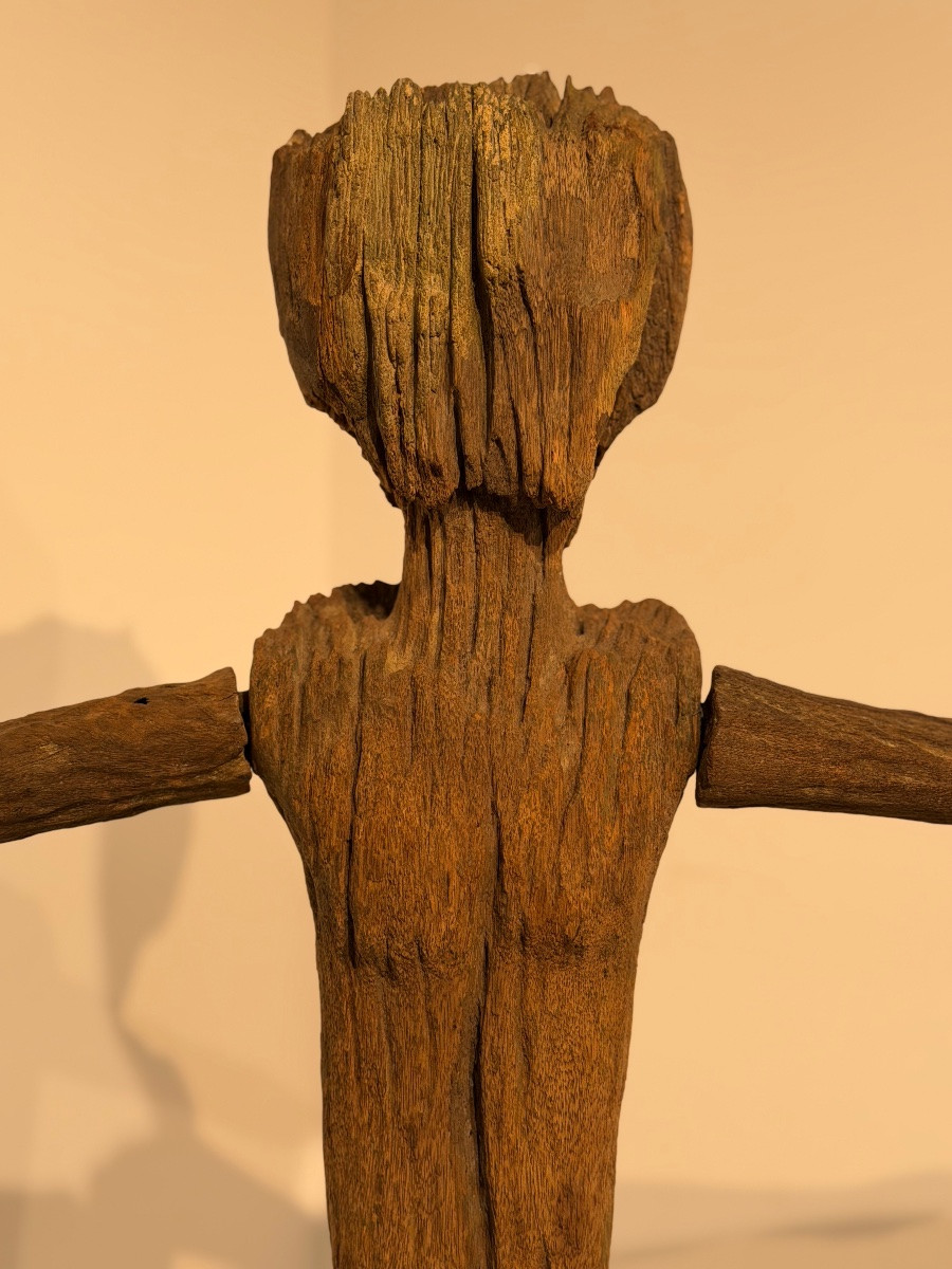 Statue en bois tribal de Borneo-photo-5