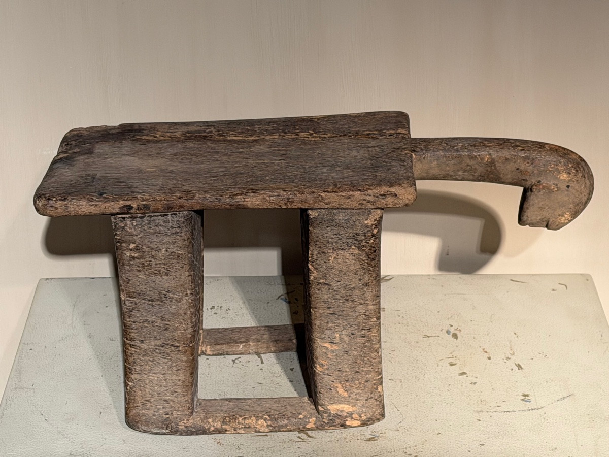 Tabouret Africain ancien-photo-3