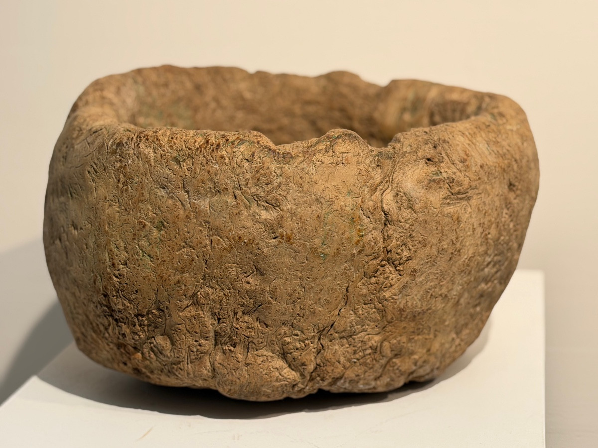 Old Berber Wooden Bowl-photo-2