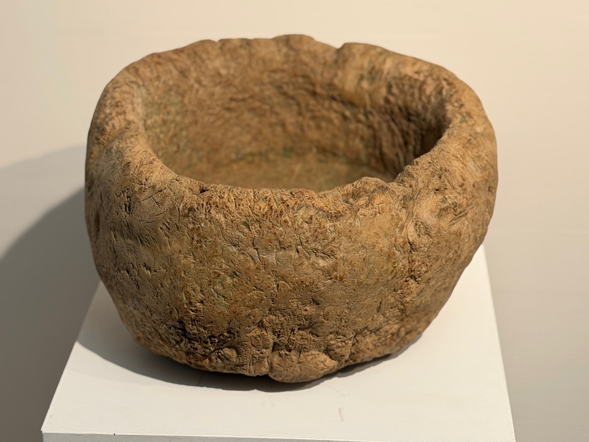 Old Berber Wooden Bowl-photo-2