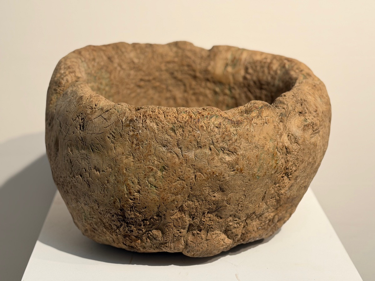 Old Berber Wooden Bowl-photo-3