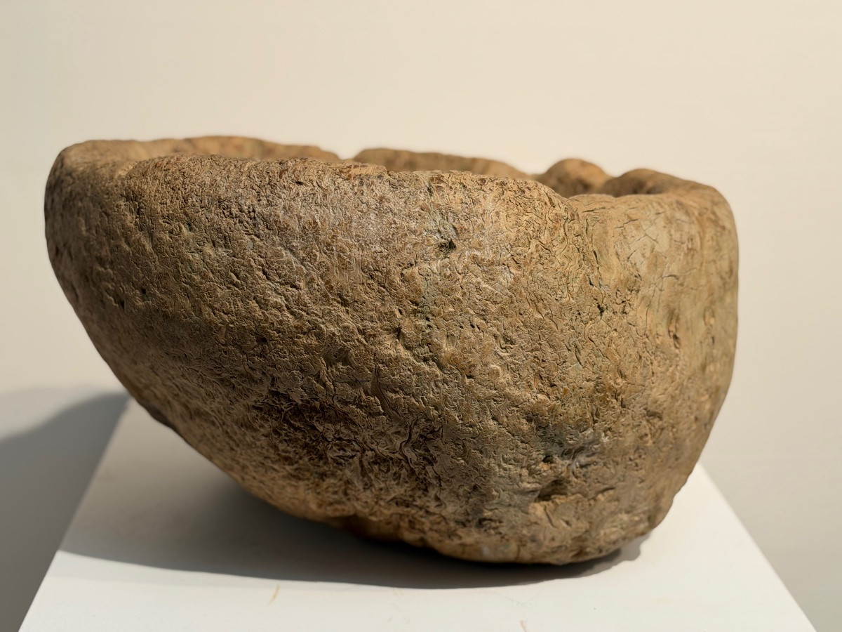 Old Berber Wooden Bowl-photo-4
