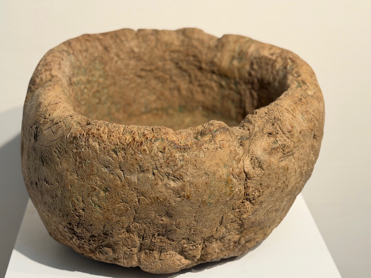 Old Berber Wooden Bowl-photo-5