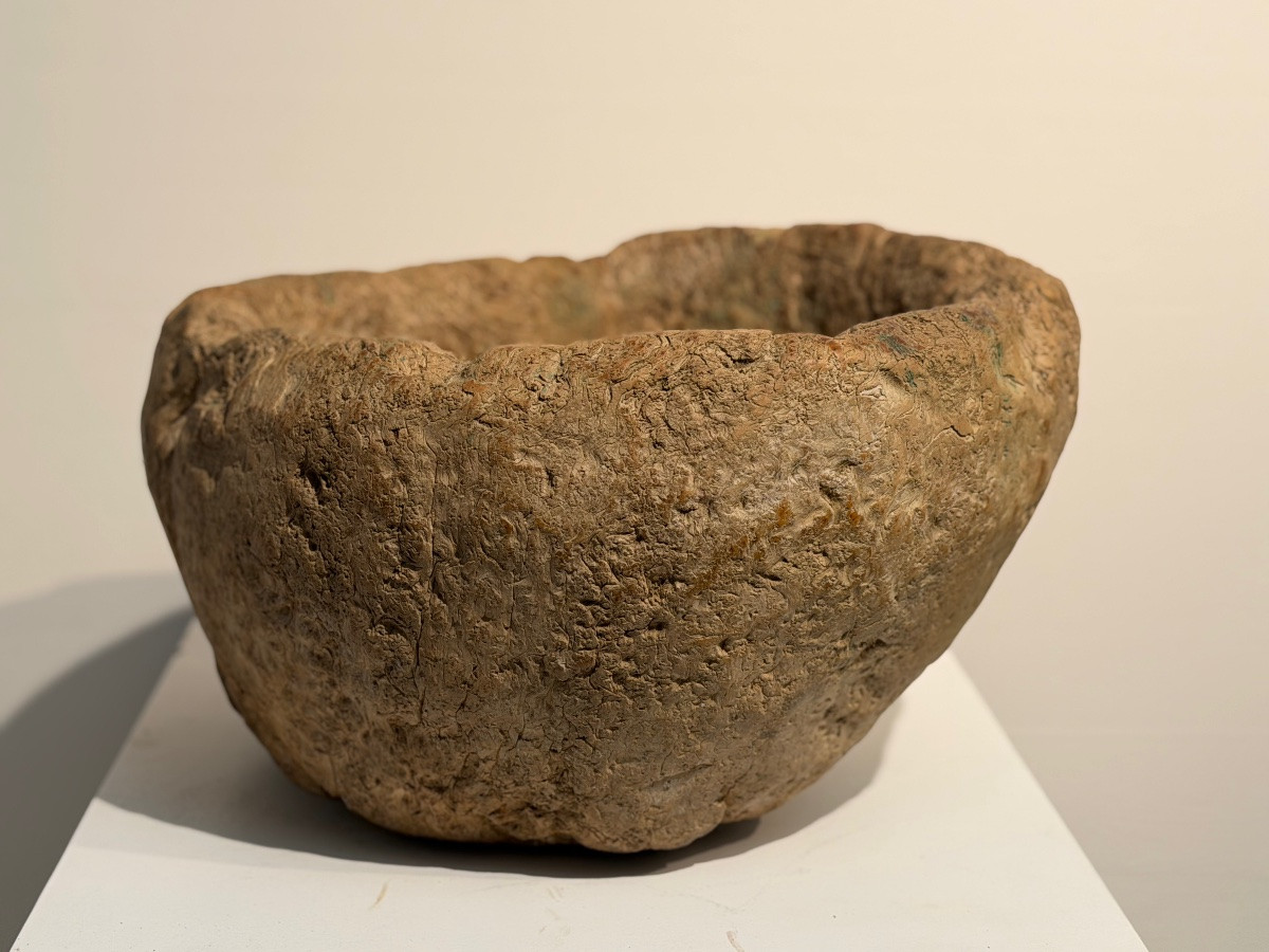 Old Berber Wooden Bowl-photo-6