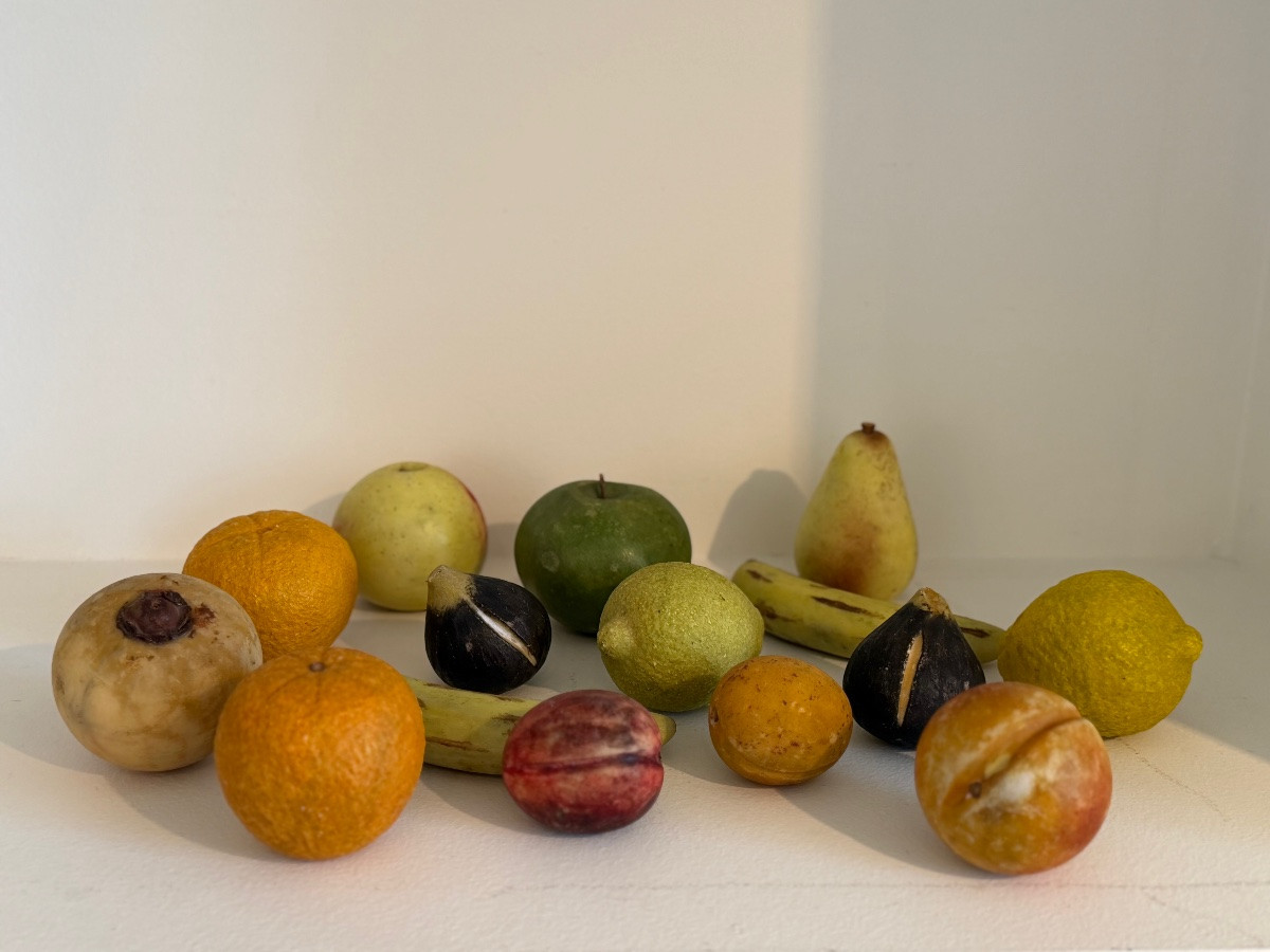Ensemble de fruits en marbre-photo-1
