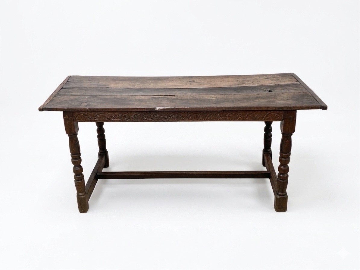 Antique Table Anglaise-photo-2