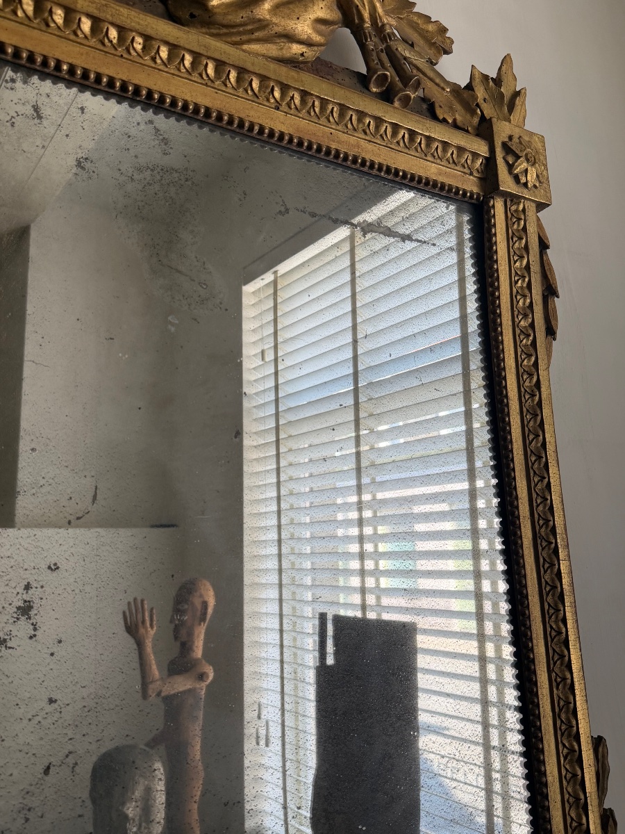 Antique Gilded Mirror-photo-3