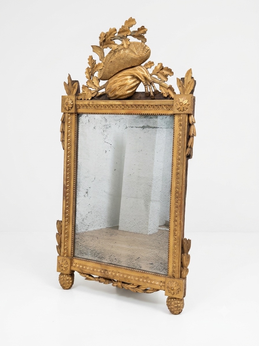Antique Gilded Mirror-photo-4