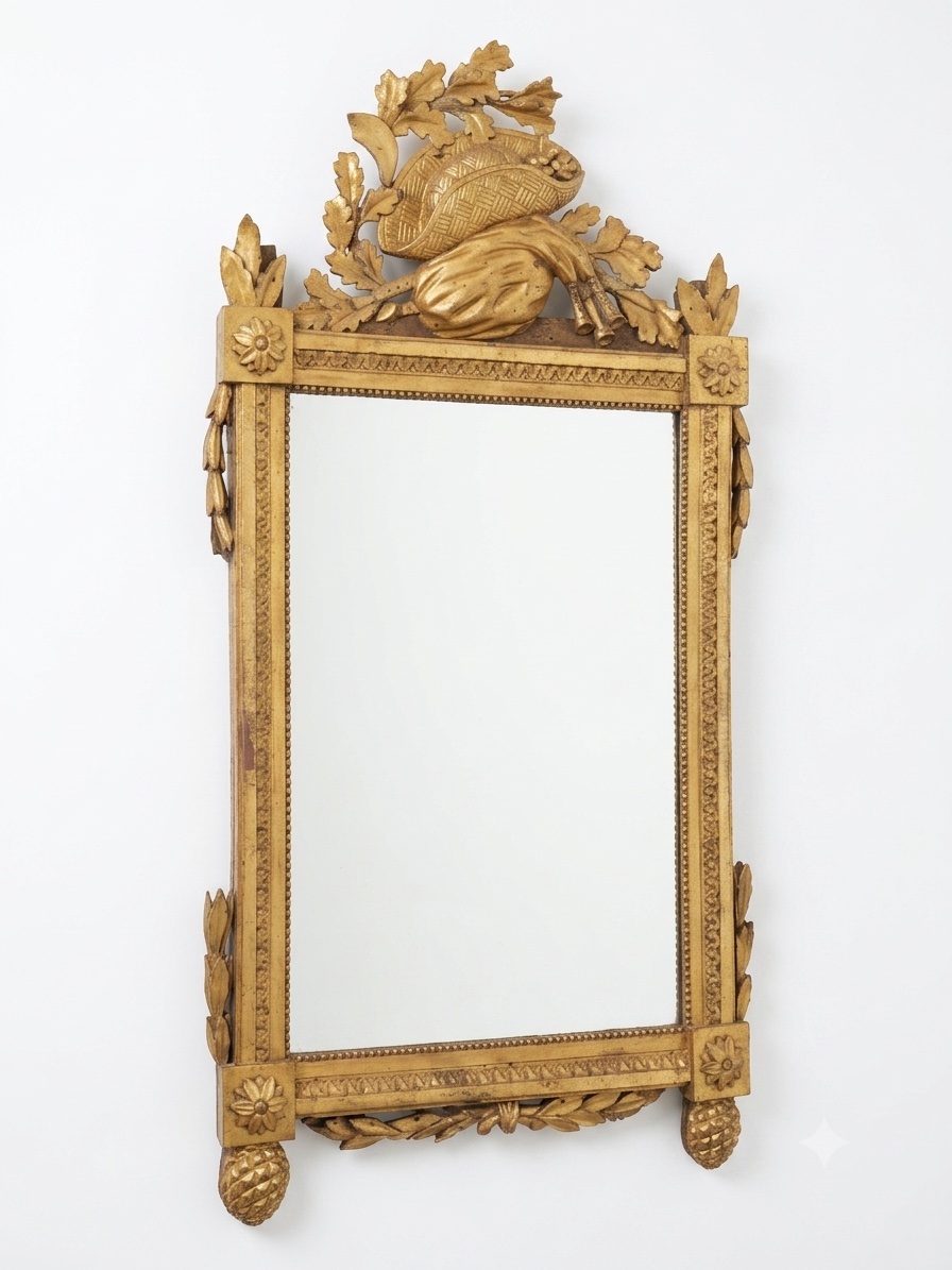Antique Gilded Mirror