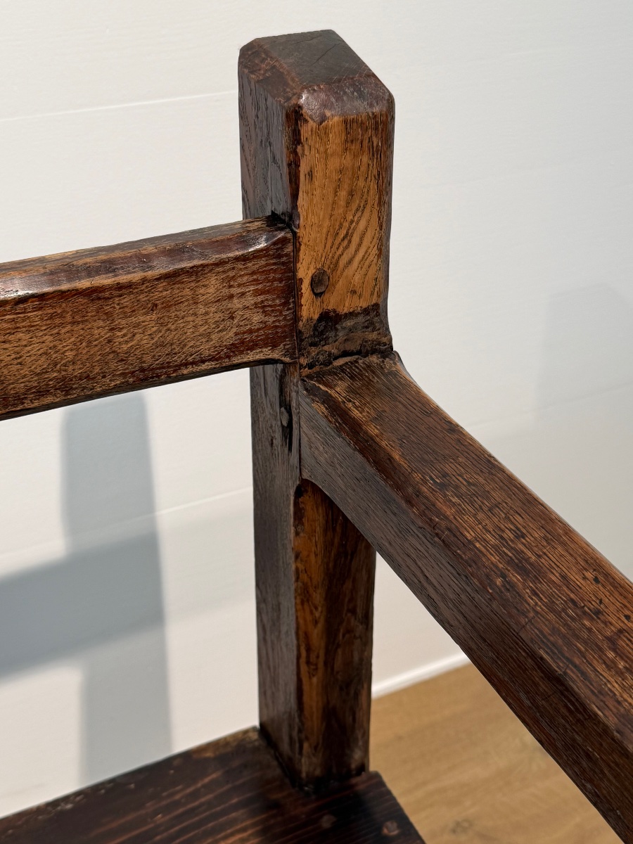 Antique Spanish Rustic Bench-photo-1
