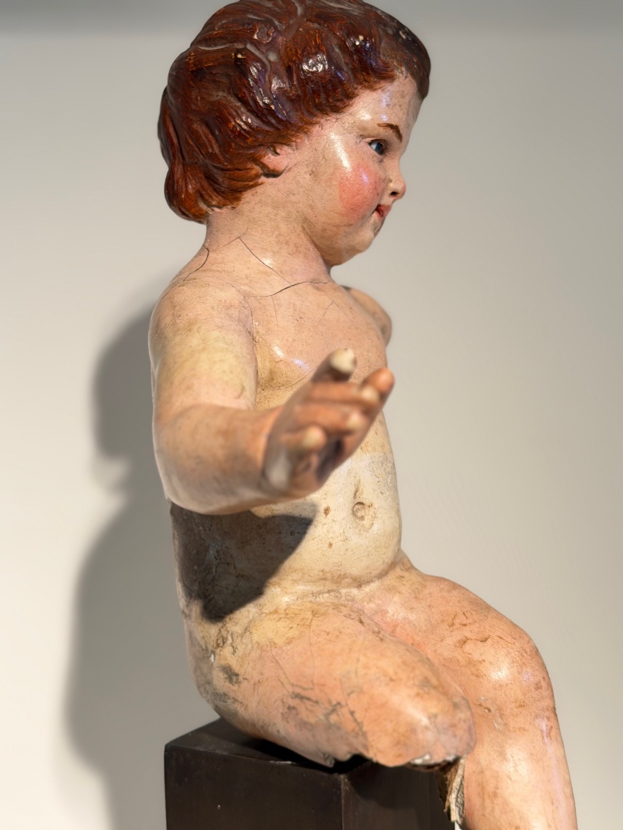Papier-mâché Putto-photo-2
