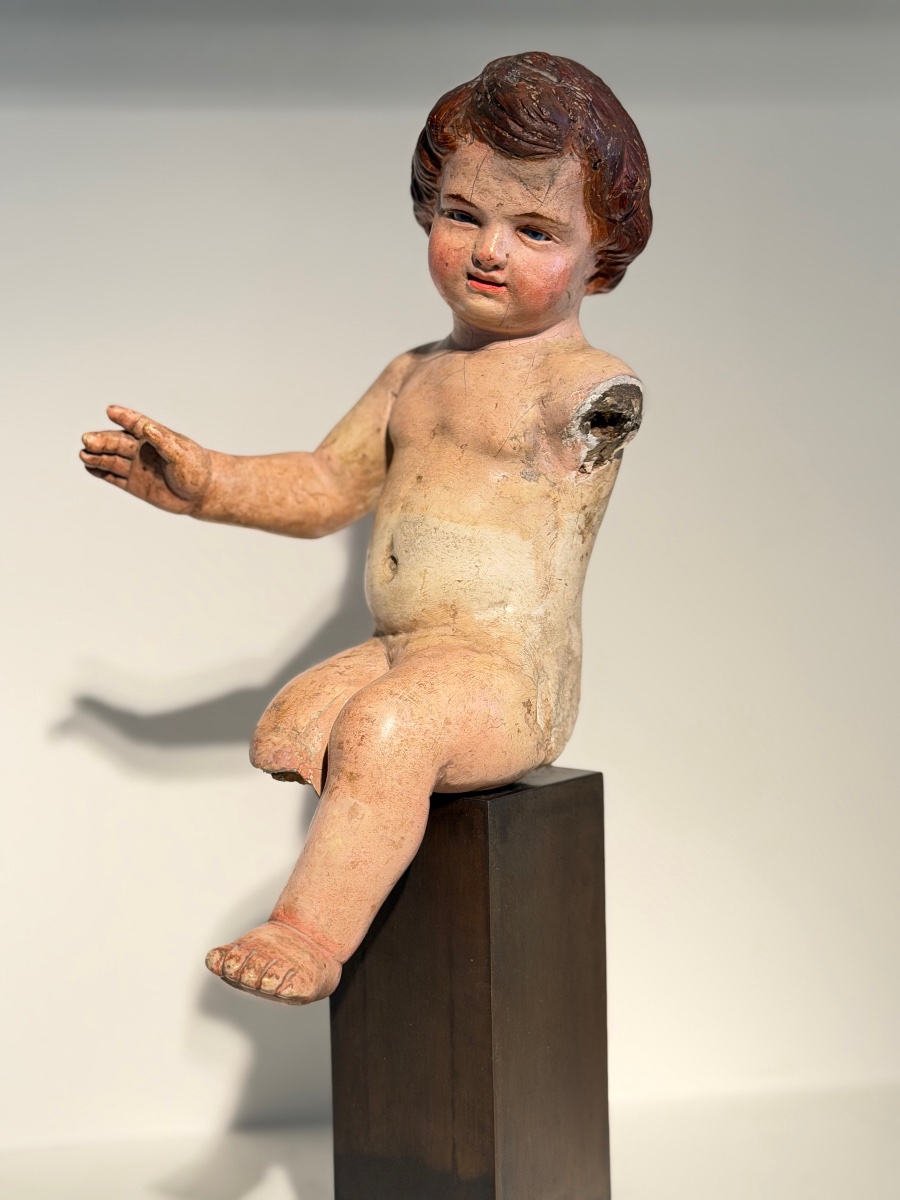 Papier-mâché Putto-photo-3